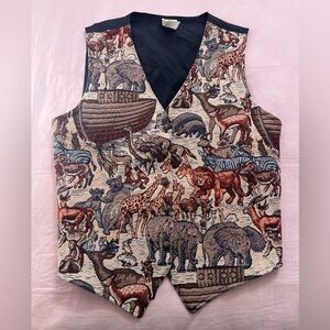 Bobbie Brooks Noah’s Arc Tapestry Vest